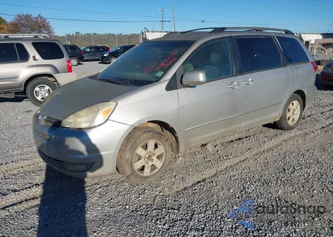 2004 Toyota Sienna Xle из США, поврежденный, VIN 5TDZA22CX4S076190